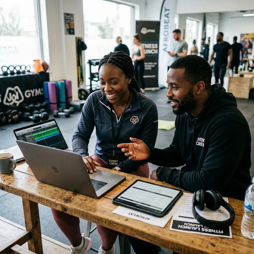 Marken Events und Fitness-Teams