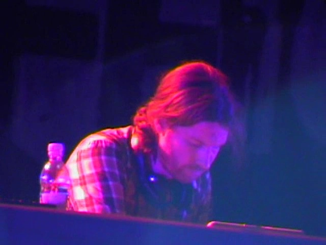Live photo of Aphex Twin performing