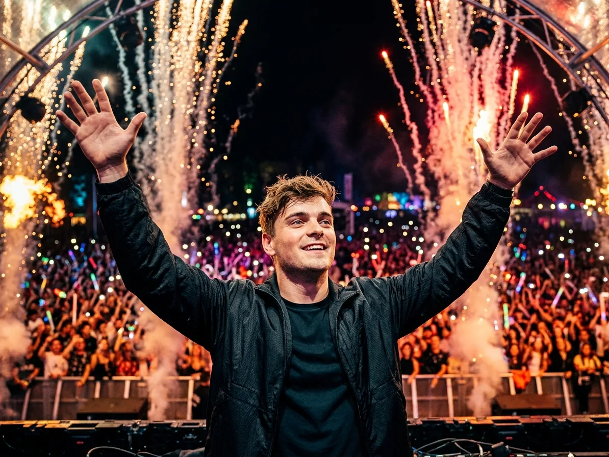Retrato estilizado de Martin Garrix