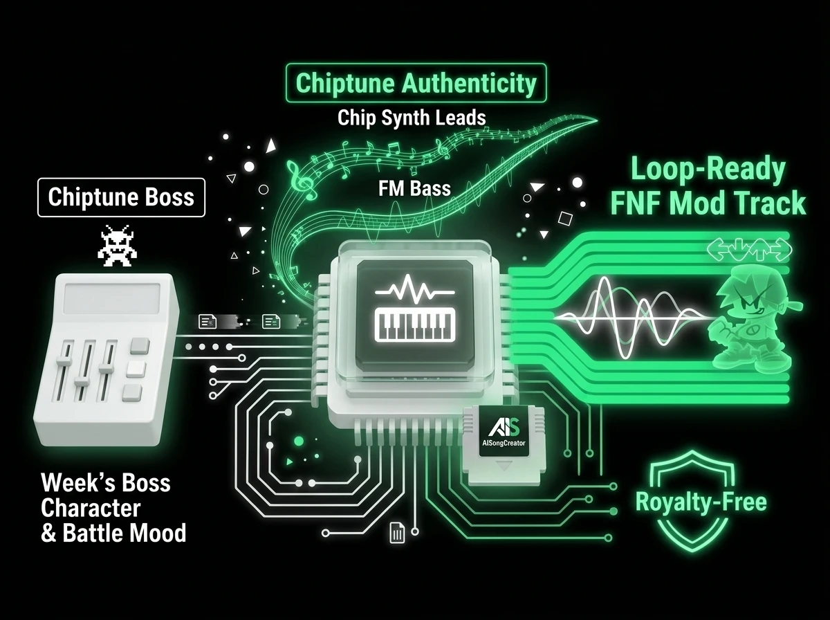 每首曲目都有真实的 Chiptune 质感