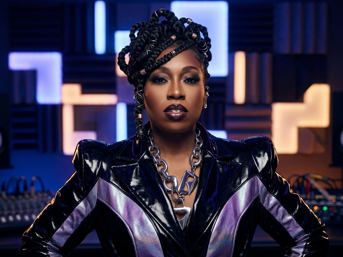 Retrato estilizado de Missy Elliott