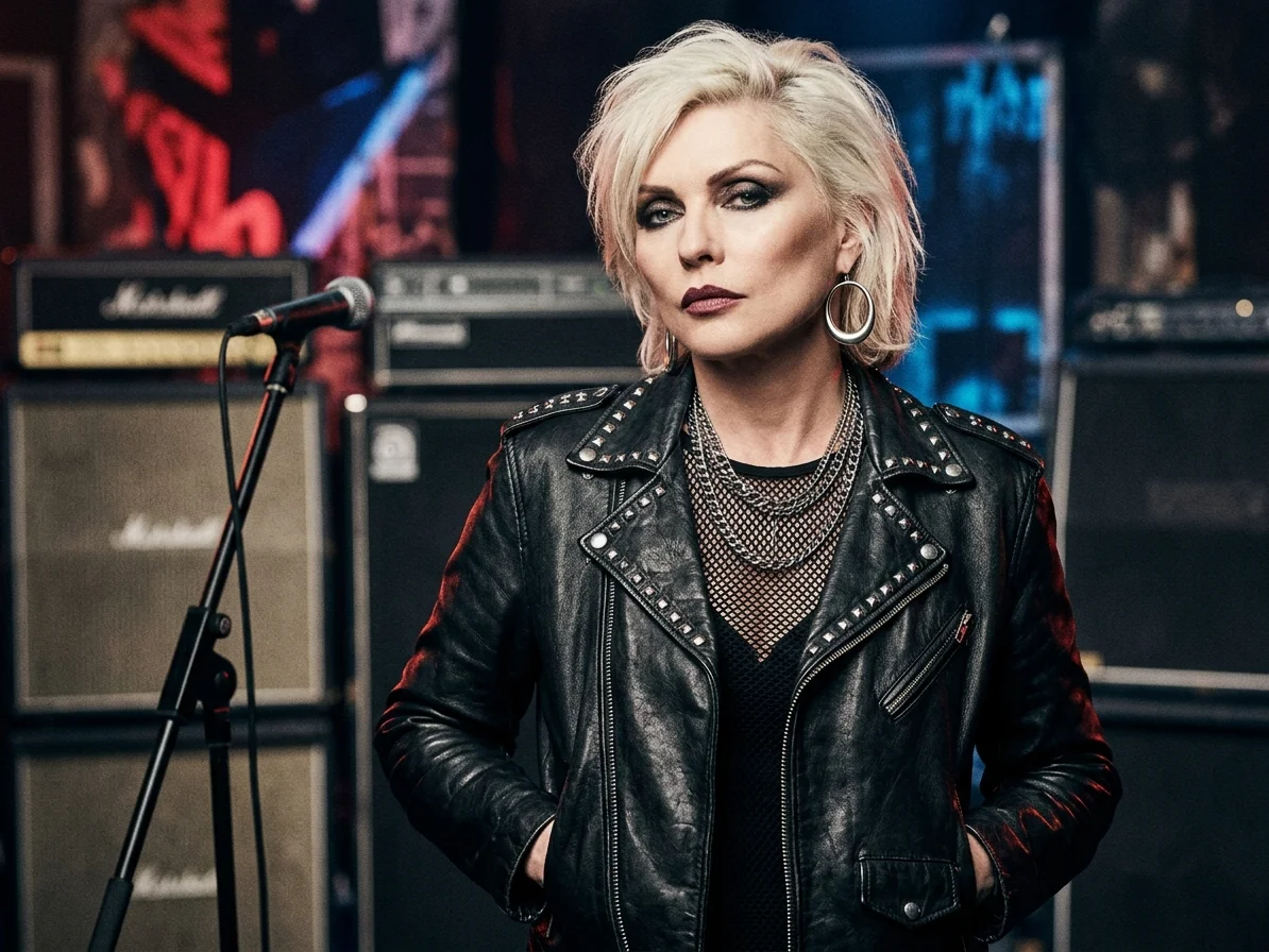 Stylized portrait of Debbie Harry