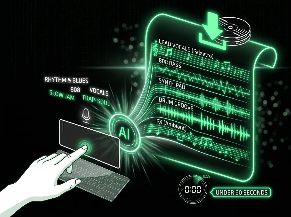 Del Texto al Track en Menos de un Minuto