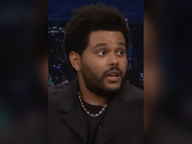 Photo de The Weeknd lors d’une apparition télévisée