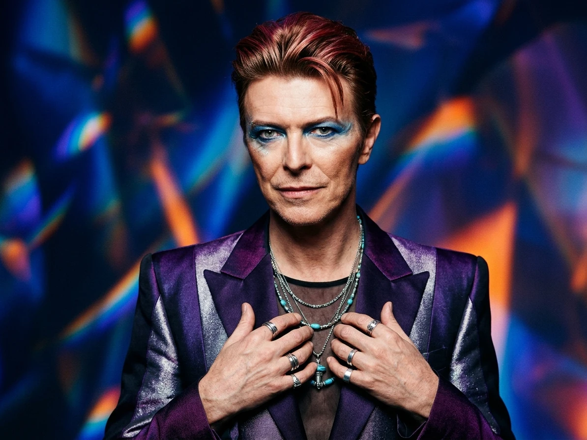 David Bowie 真人编辑风肖像