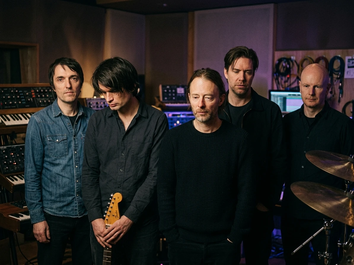 Radiohead 真人编辑风肖像