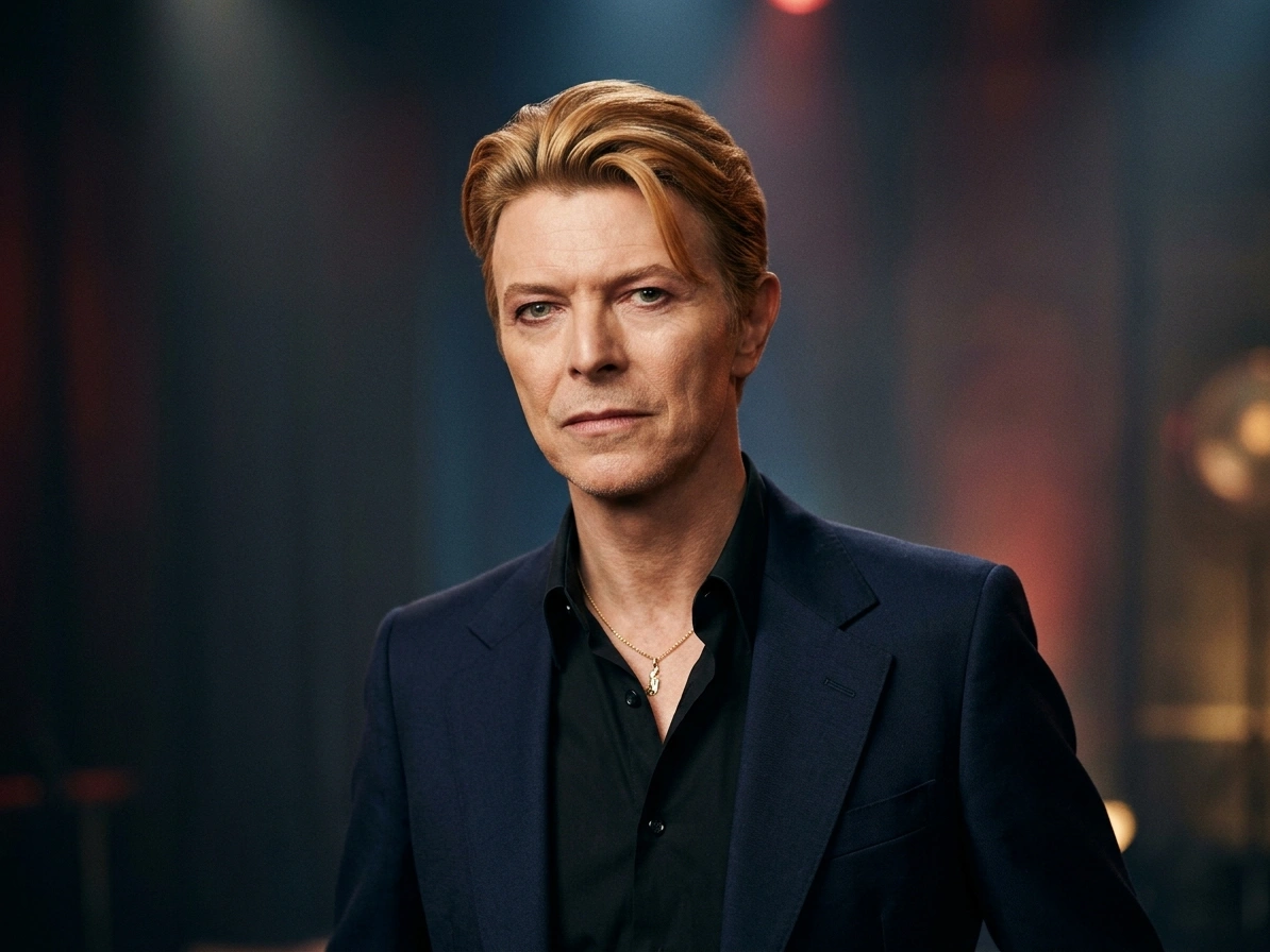 David Bowie 真人编辑风肖像